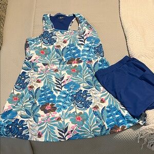 Lilly Pulitzer Luxletic Best Fronds Forever athletic dress size XL.